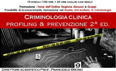 Corso di Alta Formazione in Criminologia Clinica