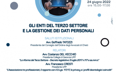 GLI ENTI DEL TERZO SETTORE E LA GESTIONE DEI DATI PERSONALI